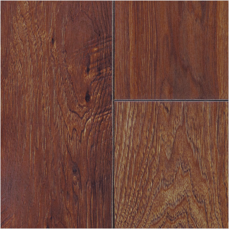 Lumber God 12 mm Dense Core Laminate Wood Flooring, Embossed in Register - Gunstock finish swatch