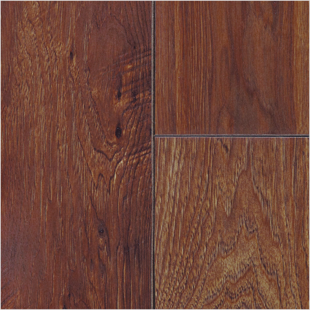 Lumber God 12 mm Dense Core Laminate Wood Flooring, Embossed in Register - Gunstock finish swatch