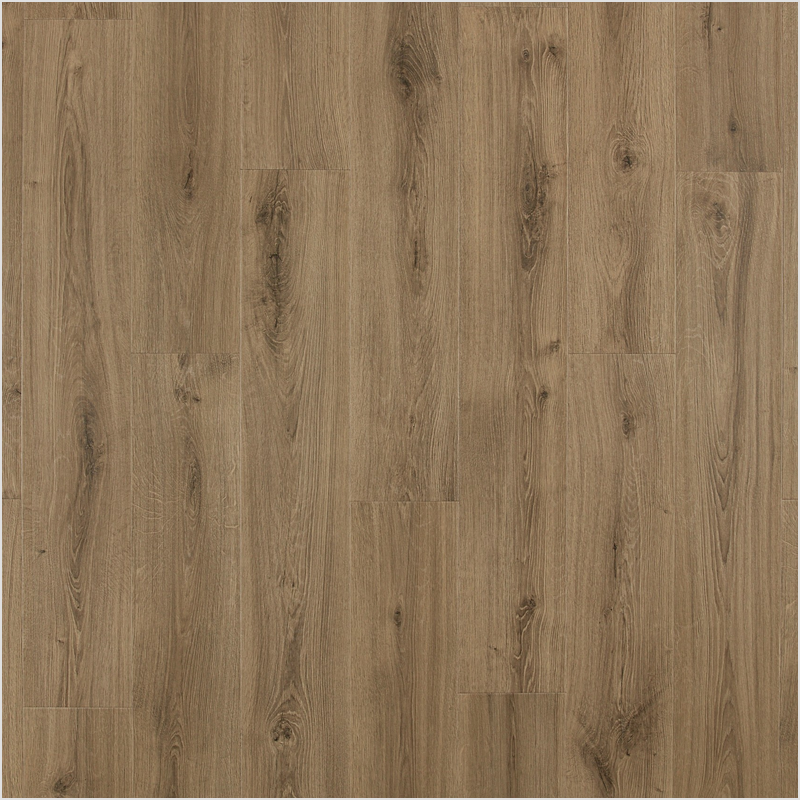 Lumber God AC4 Laminate Wood Flooring, 8 mm with Attached Pad - Knightwood Oak finish swatch
