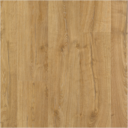 Lumber God AC4 Water Resistant Laminate Wood Flooring, 10 mm with Attached Pad - Marigold Oak finish swatch