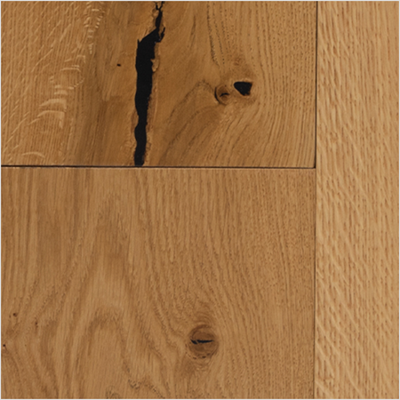 Lumber God Engineered European White Oak Flooring, 7-1/2 in Wide Plank - Montford finish swatch