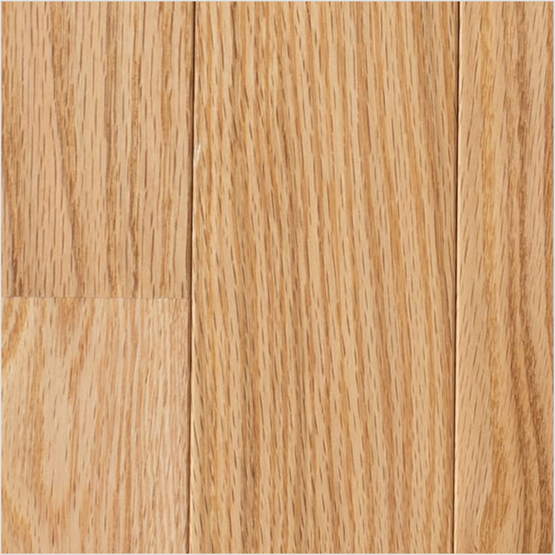 Lumber God Solid Red Oak Strip Flooring, 3/4 in, Prefinished - Natural finish swatch