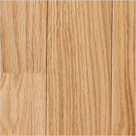Lumber God Solid Red Oak Strip Flooring, 3/4 in, Prefinished - Natural finish swatch