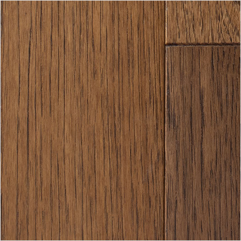 Lumber God Solid Hickory Hardwood Flooring, 3/4 in, Prefinished - Provincial finish swatch