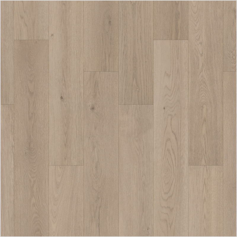 Lumber God AC4 Premium Laminate Wood Flooring, 12 mm with Attached Pad - Smoke Wisp Oak finish swatch