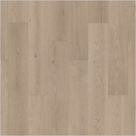 Lumber God AC4 Premium Laminate Wood Flooring, 12 mm with Attached Pad - Smoke Wisp Oak finish swatch
