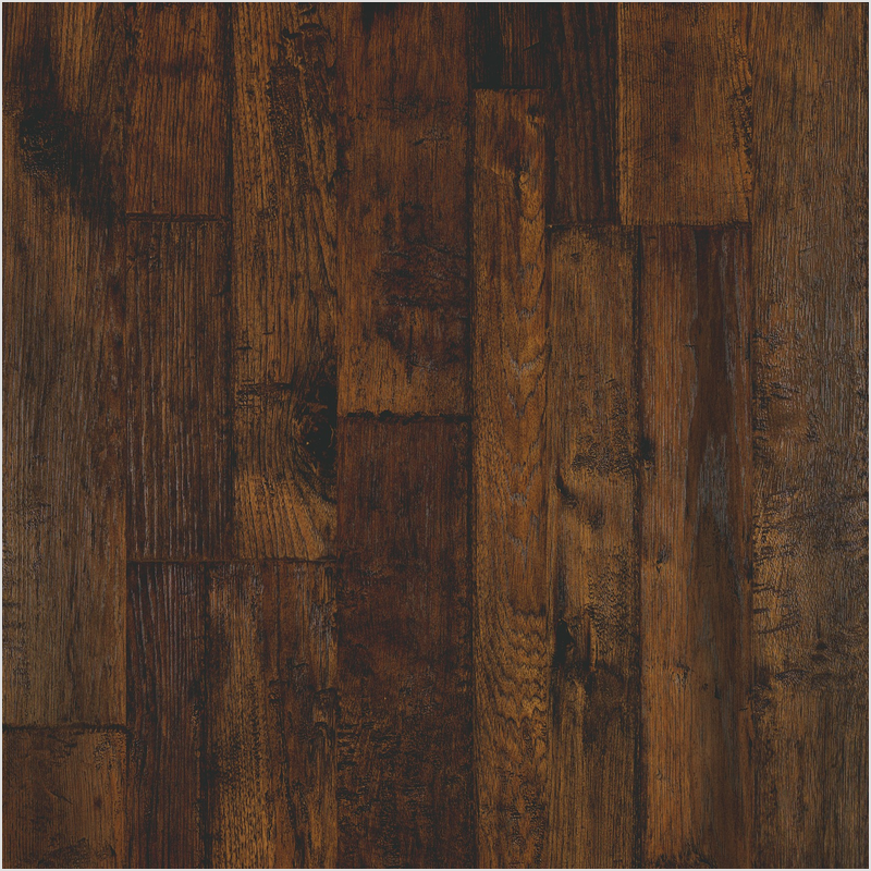 Lumber God AC4 Water Resistant Laminate Wood Flooring, 10 mm with Attached Pad - Somerton Auburn Hickory finish swatch