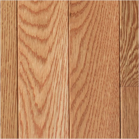 Lumber God Solid Red Oak Strip Flooring, 3/4 in, Prefinished - Stirrup finish swatch