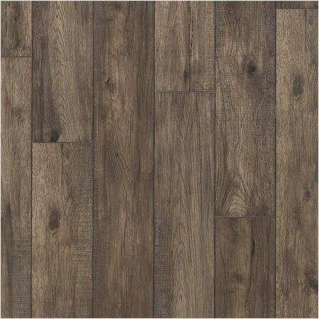 Lumber God 12 mm Dense Core Laminate Wood Flooring, Embossed in Register - Stone Hillside Hickory finish swatch