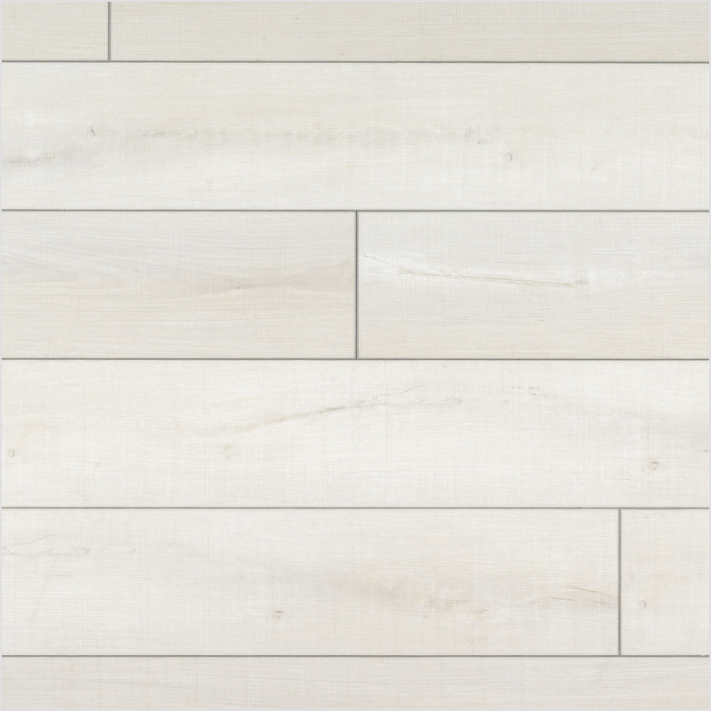 Lumber God 20 Mil Commercial Rigid Core Luxury Vinyl Plank, 7x48 - Whitby White finish swatch