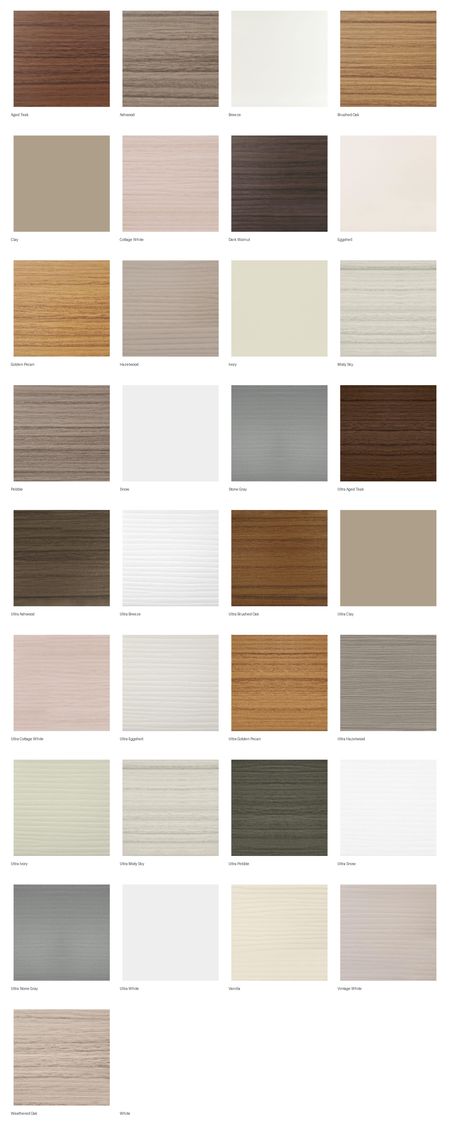 Vanguard Shade 2 in. Designer Routeless Faux Wood Blind, Custom Cut Width - colorway overview