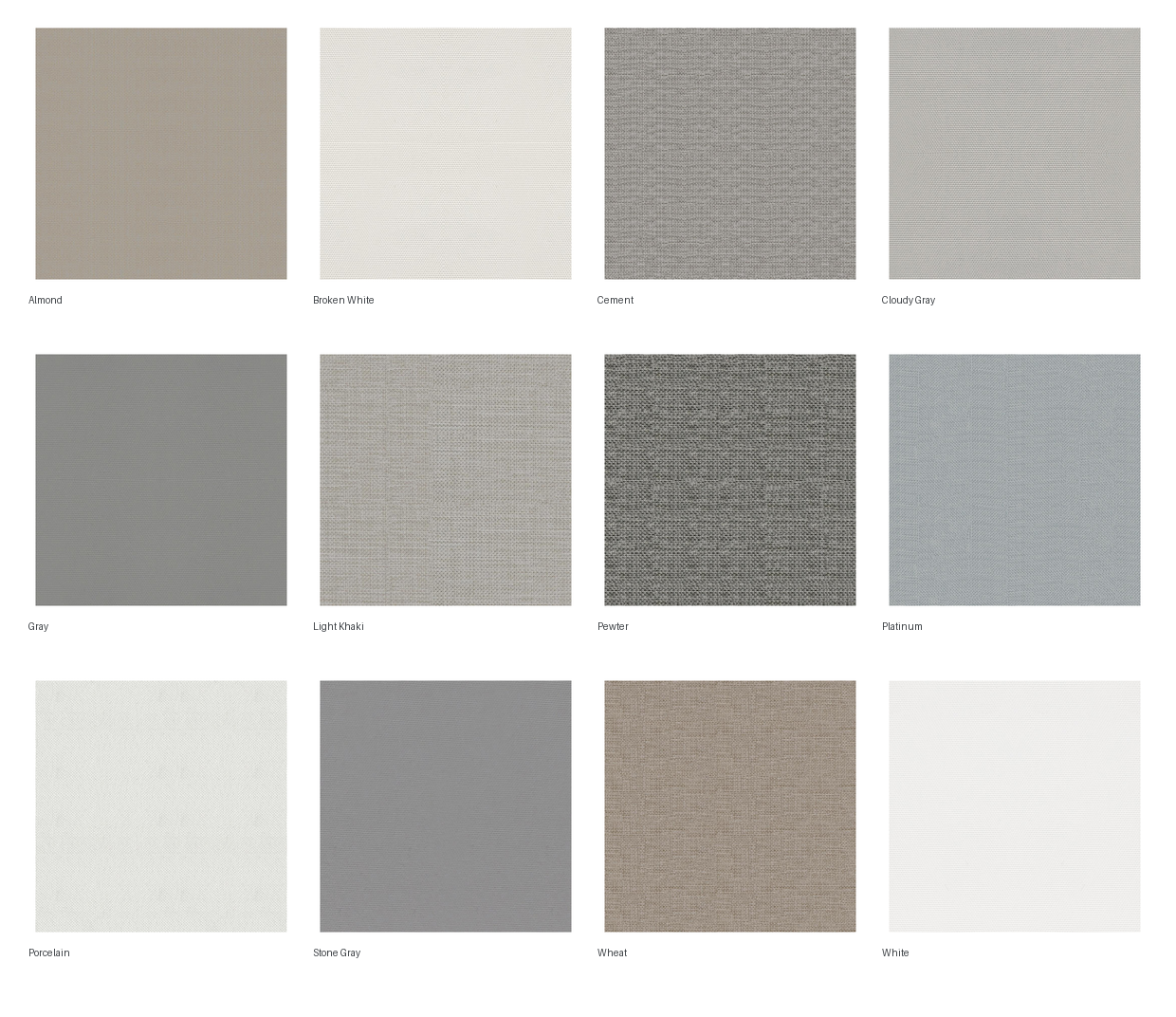 Vanguard Shade Fabric Roller Shade, Light Filtering, Custom Cut - colorway overview