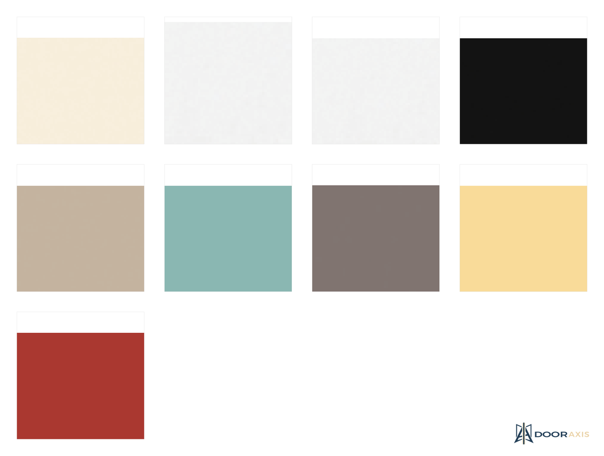 Door Axis 36 in x 80 in Customizable Fiberglass Prehung Front Door, Low-E Glass - finish options