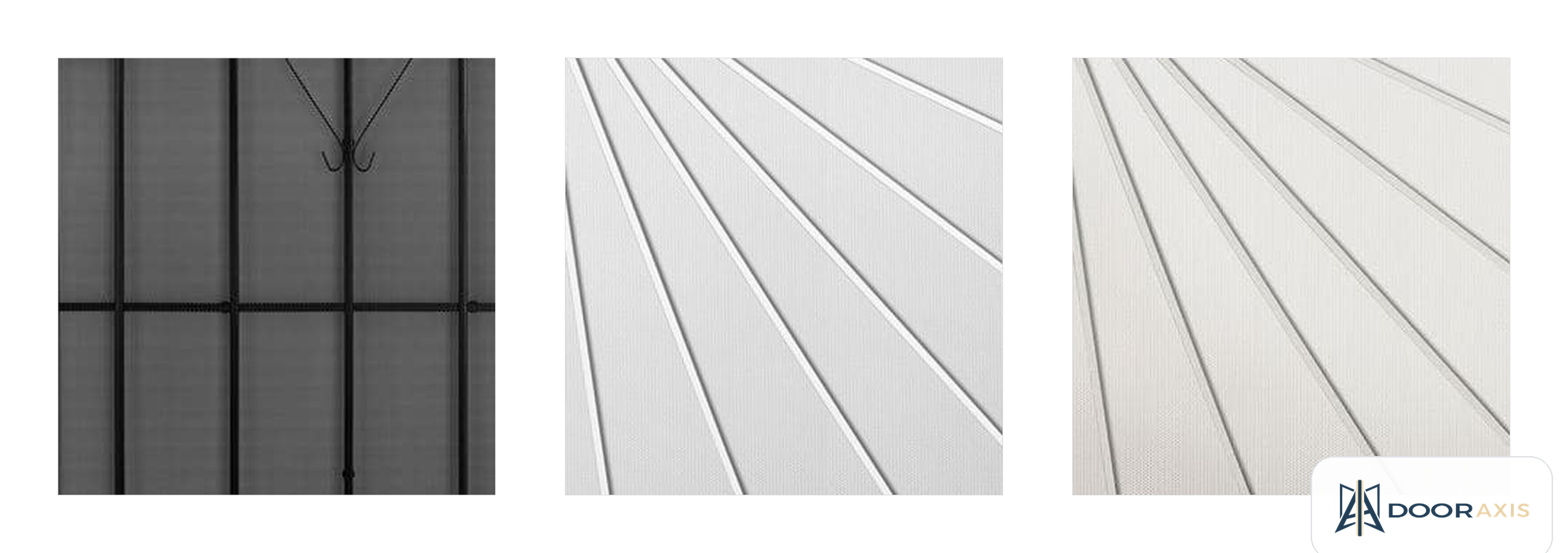 Door Axis 36 in x 80 in Steel Surface Mount Security Screen Door with Expanded Metal Screen - finish options