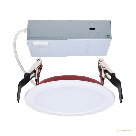 Light Archon Pyra Fire Rated Direct Wire LED Recessed Trim, Selectable CCT, 90 CRI - construction detail