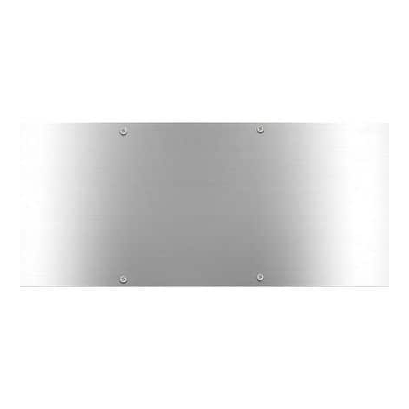 Door Axis Anodized Aluminum Door Kick Plate, 6 in Height - finish swatch