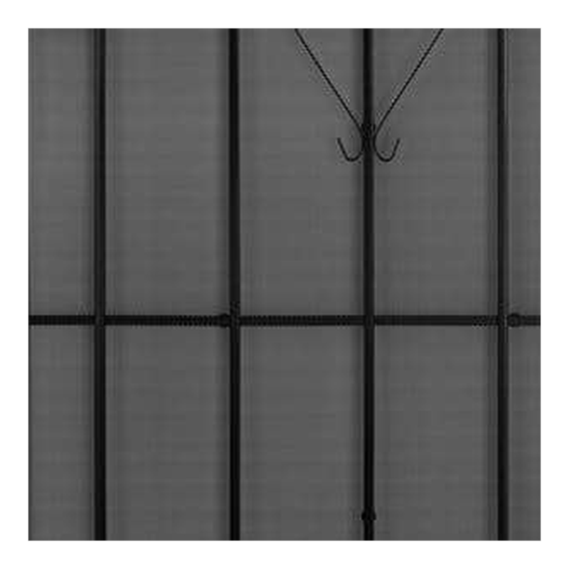 Door Axis 36 in x 80 in Steel Surface Mount Security Screen Door with Expanded Metal Screen - finish swatch