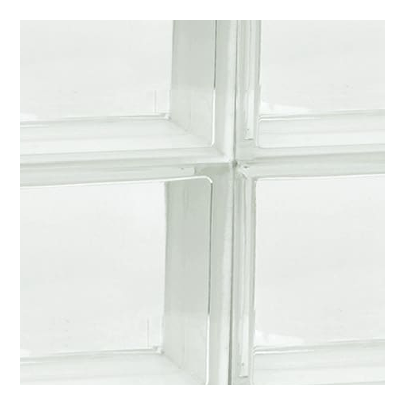 Spectre Window 31 in. x 23.25 in. Frameless Glass Block Replacement Window, Privacy Patterns - finish swatch