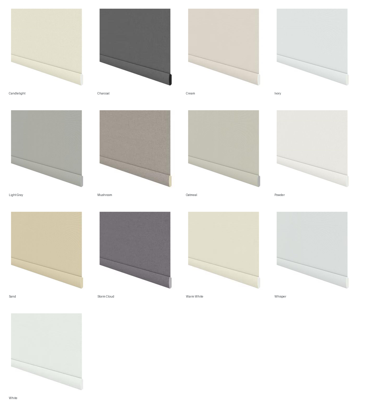Vanguard Shade Blackout Roller Shade, Custom Cut - colorway overview