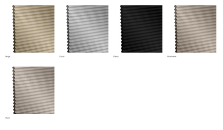Vanguard Shade Day Night Cordless Cellular Shade, Dual Fabric, Custom Cut - colorway overview