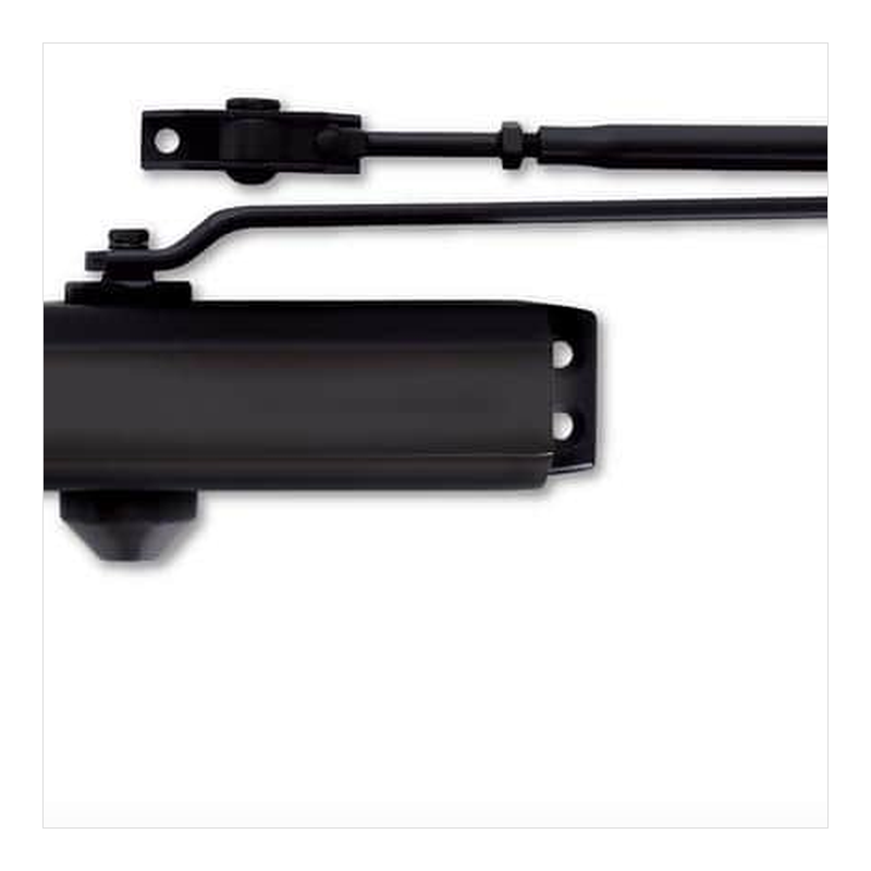 Door Axis Medium Duty Commercial Door Closer, Size 3, Matte Black - finish swatch
