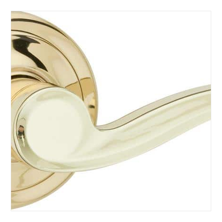 Door Axis Wave Door Lever, Classic Brass and Bronze Interior Set - finish swatch
