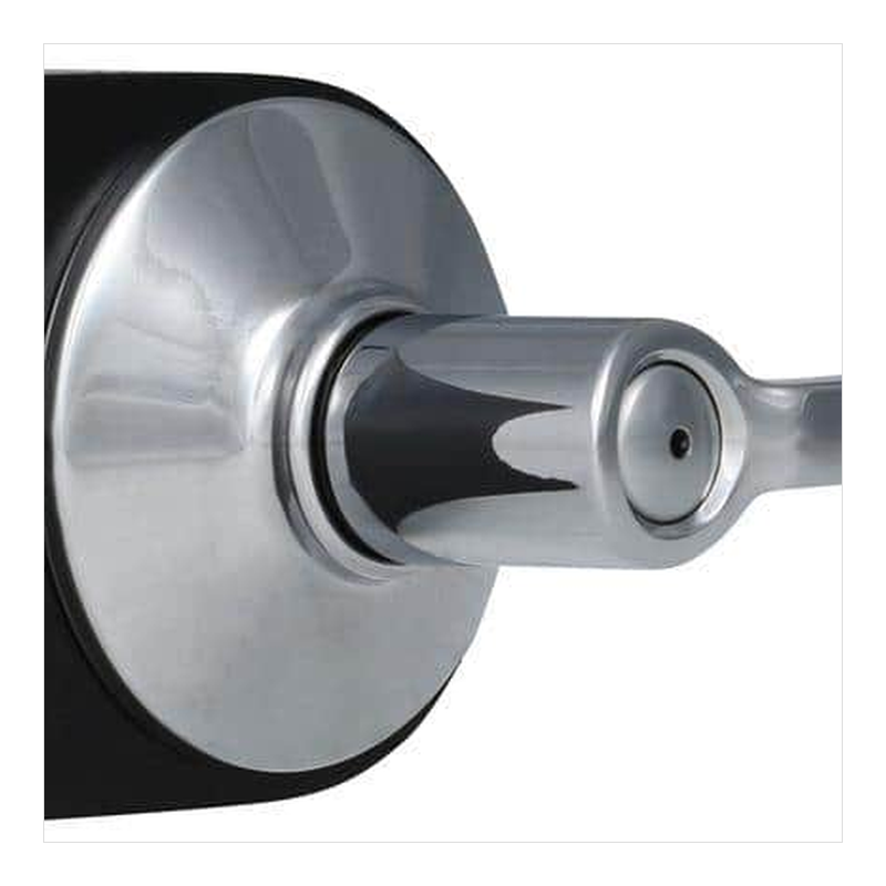 Door Axis Polished Chrome Bed and Bath Privacy Door Lever, Contemporary - finish swatch