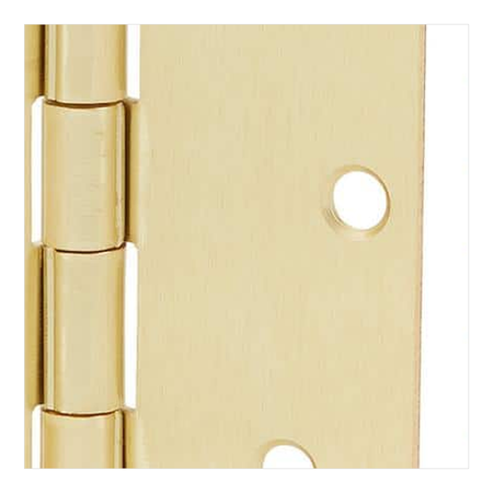 Door Axis Squeak-Free Steel Butt Door Hinge, Mortise Mount - finish swatch