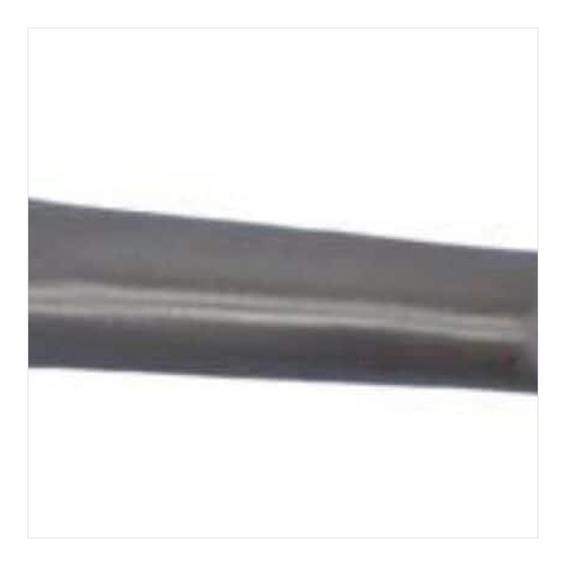 Door Axis Solid Aluminum Door Stop, Right Hand, Satin Chrome - finish swatch