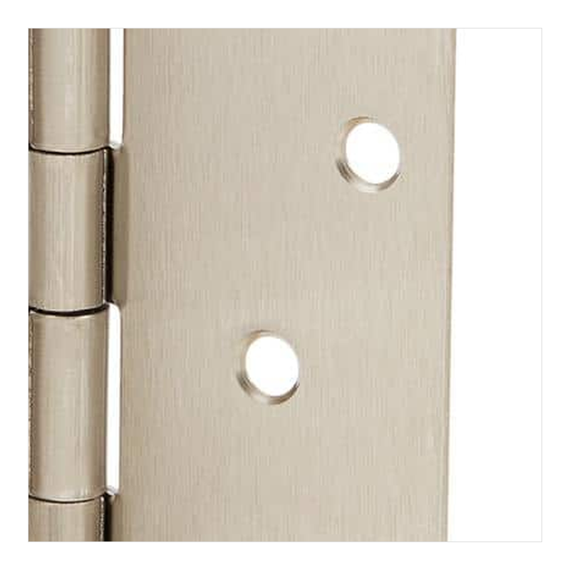 Door Axis Squeak-Free Steel Butt Door Hinge, Mortise Mount - finish swatch