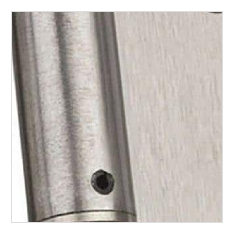 Door Axis 4 in Adjustable Spring Door Hinge, Satin Nickel, 2-Pack - finish swatch