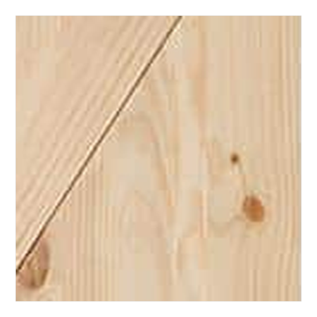 Door Axis 36 in x 84 in K-Frame Plank Knotty Pine Sliding Barn Door with Track Hardware Kit - finish swatch
