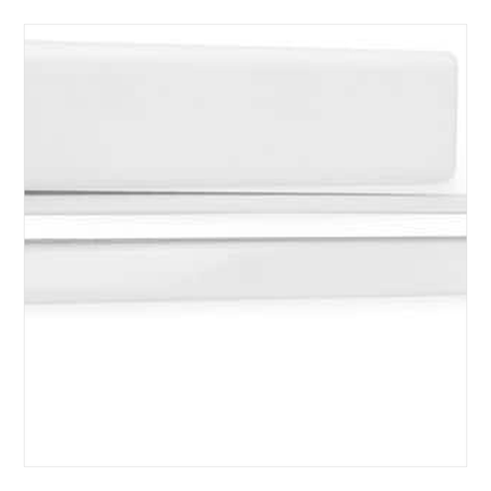 Door Axis Residential Mini Door Closer with Hold Open, Size 3, White - finish swatch