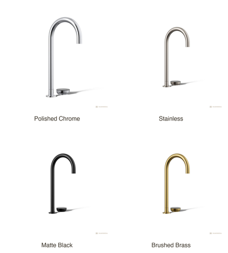 Namimera Tall-Arc Four-Mode Beverage Faucet, Touch Interface, Polished Chrome - finish options