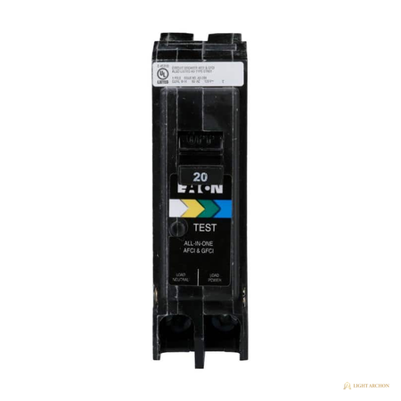 Light Archon Aegis 20A Single-Pole Circuit Breaker - angle view