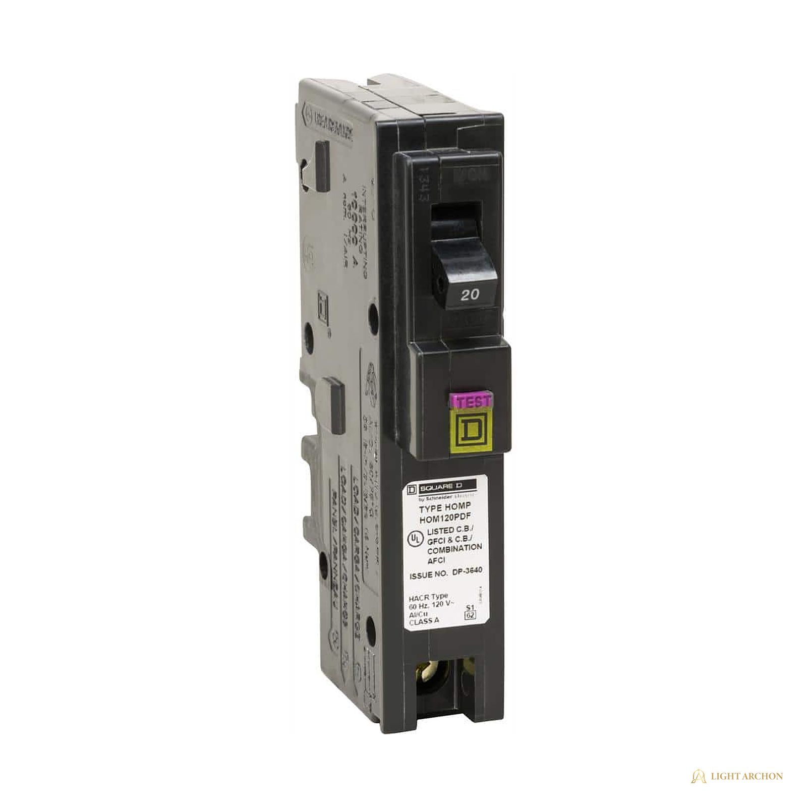 Light Archon Citadel 20A Circuit Breaker Platform - angle view