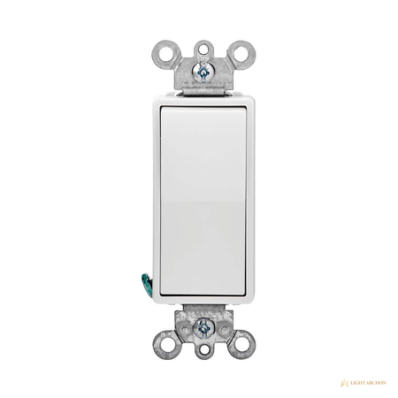 Light Archon Atlas 15A Wall Switch - angle view