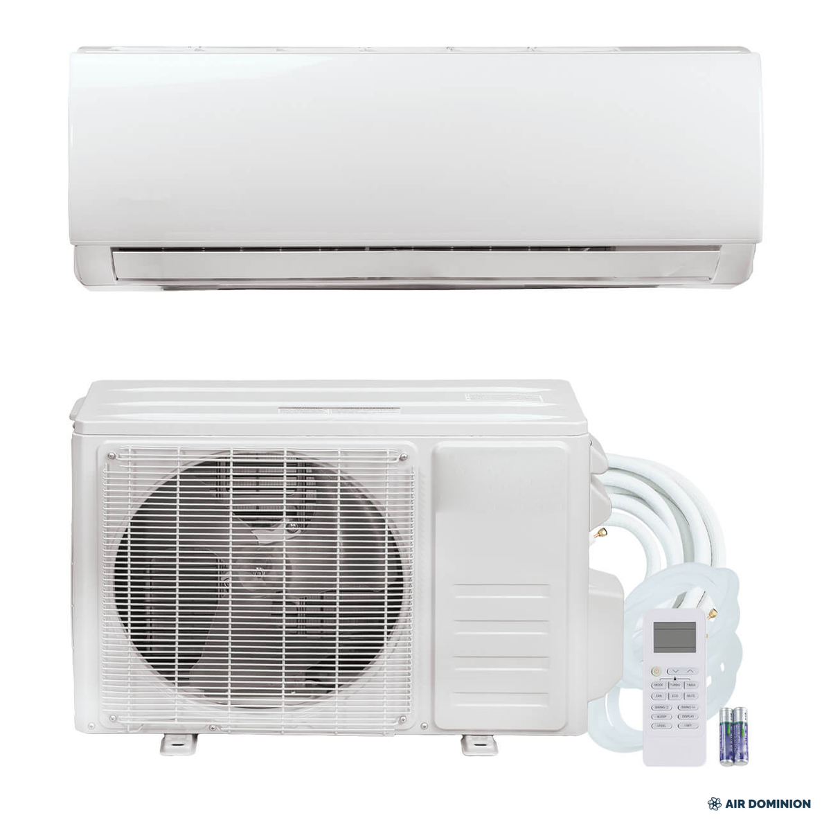 Air Dominion 9,000 BTU 20 SEER2 Single Zone Wall-Mounted Mini Split Heat Pump System - front view