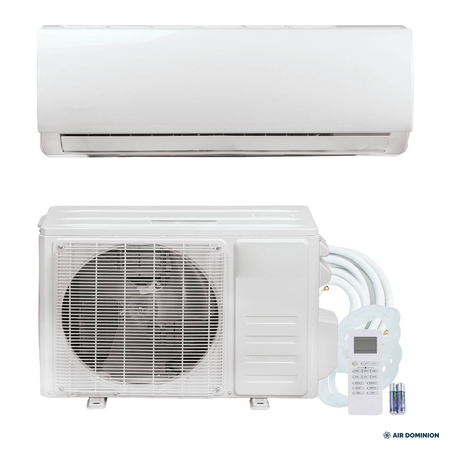 Air Dominion 9,000 BTU 20 SEER2 Single Zone Wall-Mounted Mini Split Heat Pump System - front view