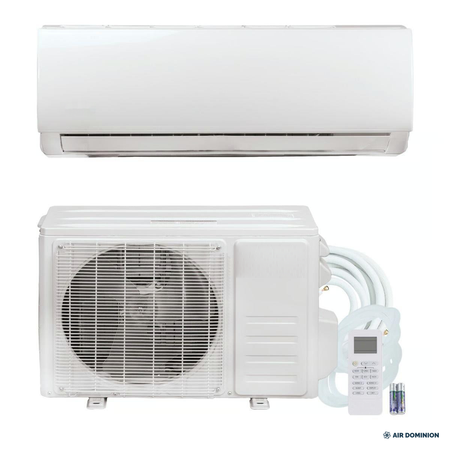 Air Dominion 9,000 BTU 20 SEER2 Single Zone Wall-Mounted Mini Split Heat Pump System - detail view
