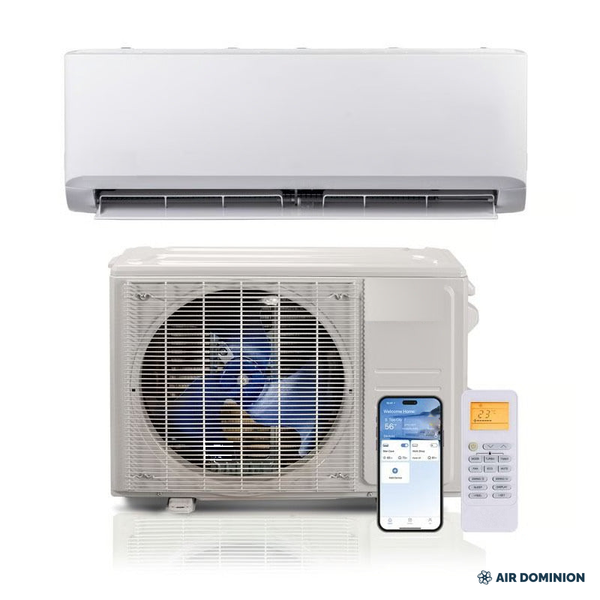 Air Dominion 12,000 BTU 23.1 SEER2 Single Zone Wall-Mounted Mini Split Heat Pump System