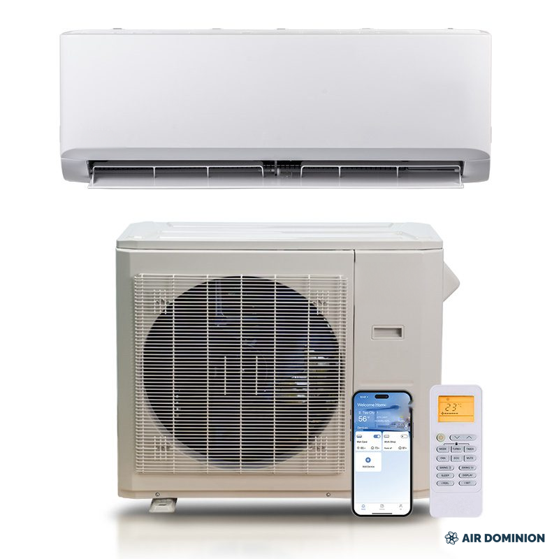 Air Dominion 24,000 BTU 23.5 SEER2 Single Zone Wall-Mounted Mini Split Heat Pump System - alternate view