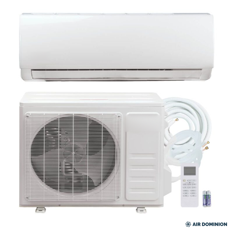 Air Dominion 24,000 BTU 21 SEER2 Single Zone Wall-Mounted Mini Split Heat Pump System - detail view
