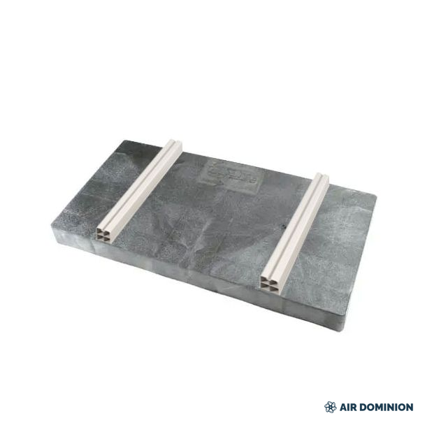 Air Dominion Condenser Equipment Pad with Risers, 18 x 38 x 3 in. - front view