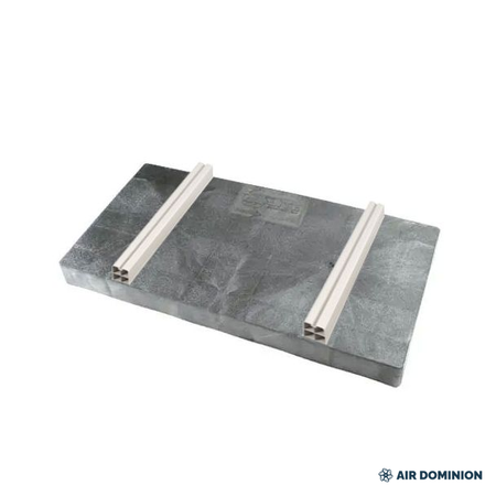 Air Dominion Condenser Equipment Pad with Risers, 18 x 38 x 3 in. - front view