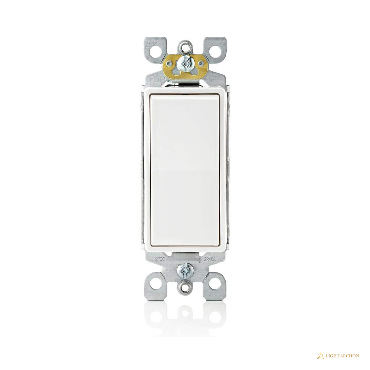 Light Archon Atlas 15A Wall Switch - angle view