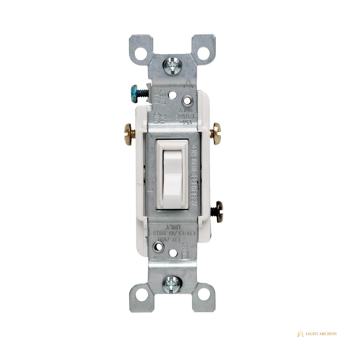 Light Archon Atlas 15A Wall Switch - angle view
