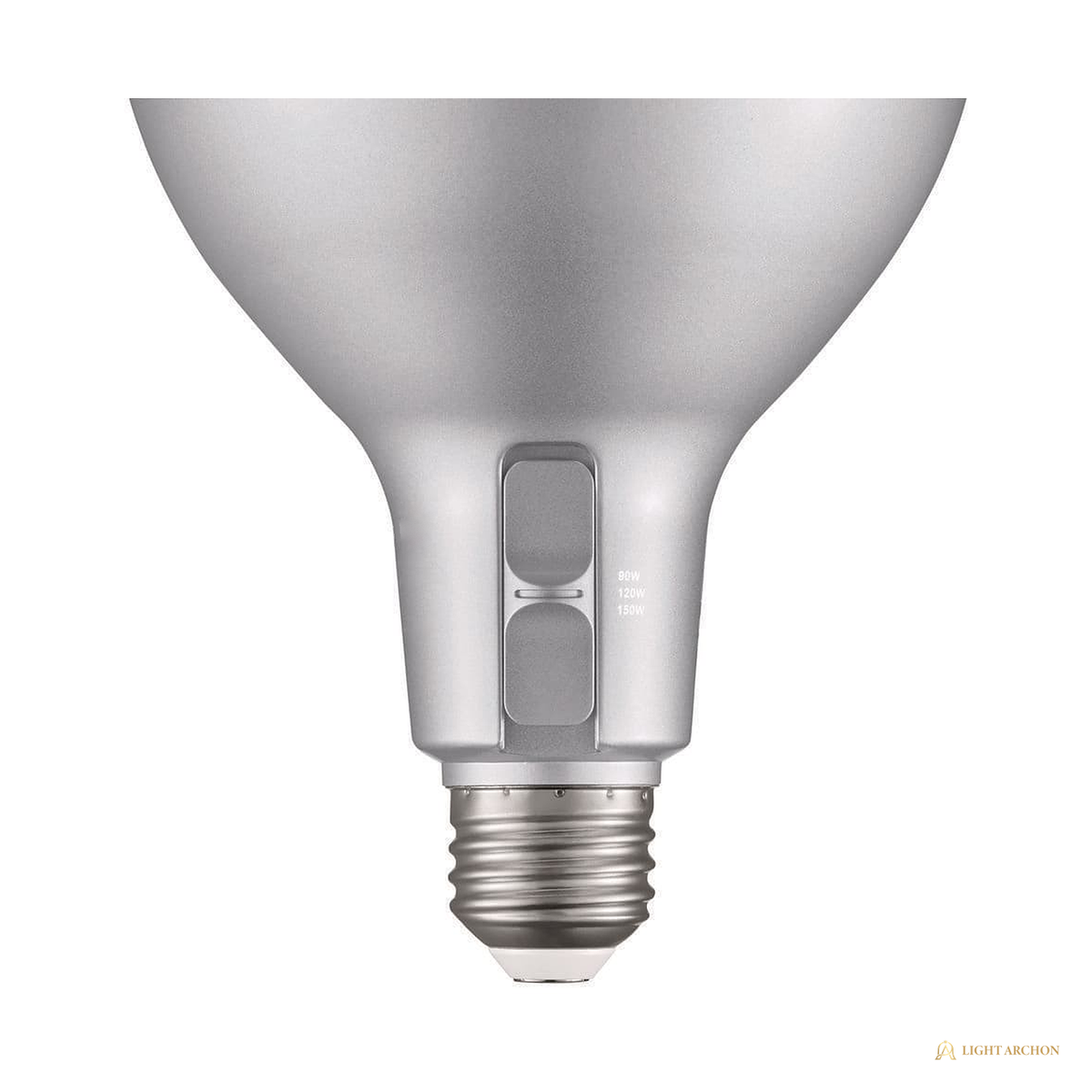 Light Archon Beamcast PAR38 LED Flood Bulb, 90-150W Equivalent, Selectable Output and CCT, 2-Pack - angle view