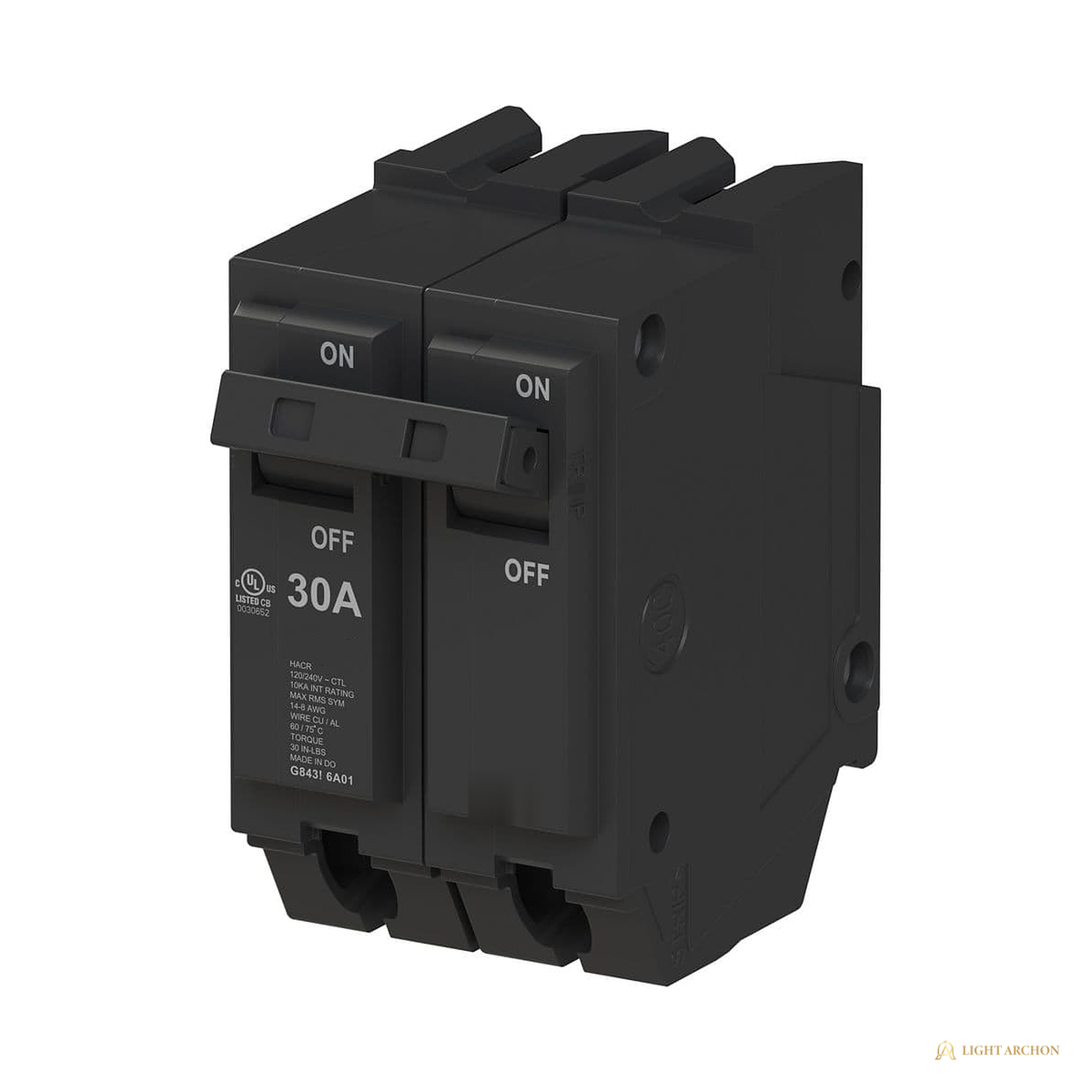 Light Archon Keystone 30A 2-Pole Circuit Breaker - construction detail