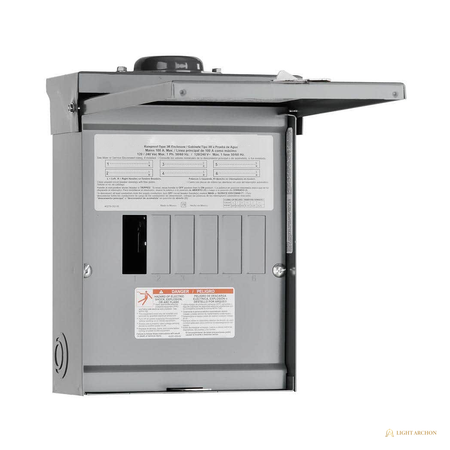 Light Archon Cornerstone 100A Load Center - angle view